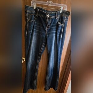 Maurices Dark Blue Straight Leg Jeans